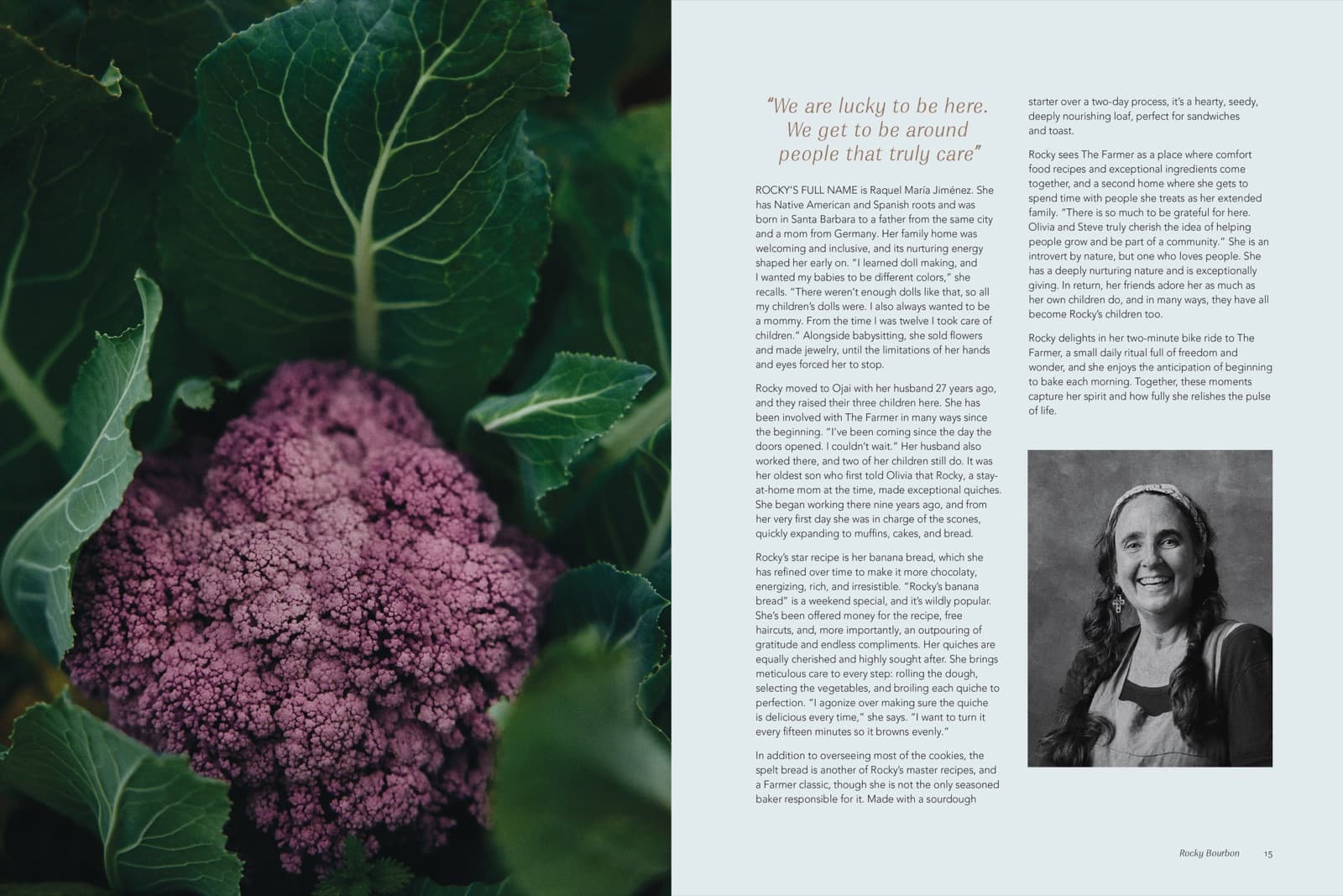 Baked cookbook interior spread 5